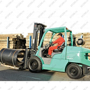 Вилочный бензиновый погрузчик Mitsubishi FG50NT 5 тонн