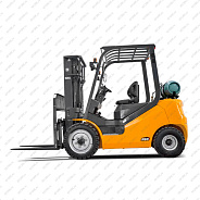 Вилочный погрузчик газ/бензин UN Forklift FGL15T 1,5 тонны