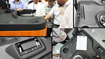 Ричтрак Doosan модель BR18S-9 интерьер