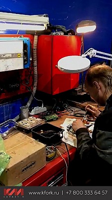 ремонт контроллера блока управления ЭБУ электропогрузчика