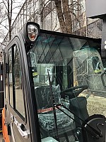 кабина для погрузчика Doosan D30: стеклоочистители лобового стекла