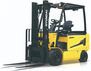 Электрический погрузчик Hyundai 2,2 т 48/660 В/Ач 4 опоры