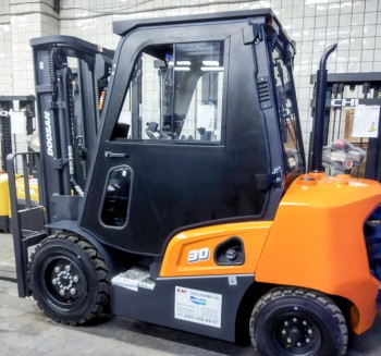 Кабина металлическая (жесткая) для погрузчика Doosan 2-3,5 NX Plus