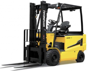 Вилочный электропогрузчик Hyundai 3 т 48/740 В/Ач 4 опоры