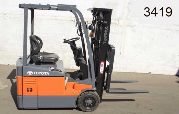 Электрический погрузчик Toyota 3419 Б/У