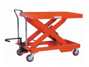 Передвижной подъемный стол TOR PTD2000 г/п 2000кг, подъем 380-1000мм