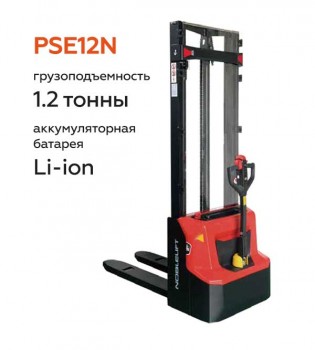 Штабелер электрический самоходный Noblelift PSE12N 3600 с литиевой батареей