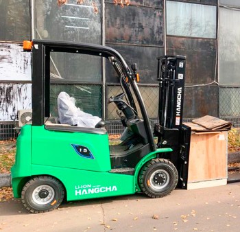 Вилочный электропогрузчик Hangcha 1,8 т Li-Ion 80V/202 4 опоры